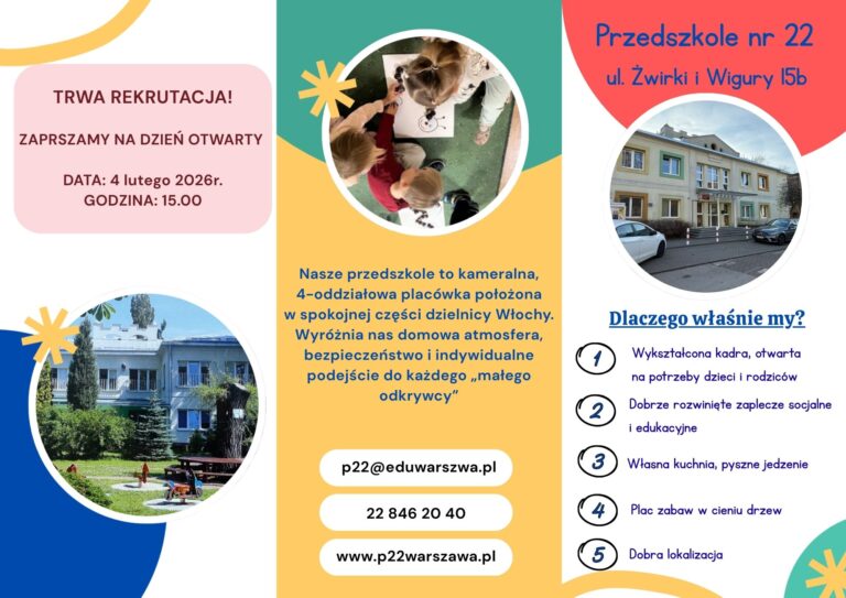 Dzień otwarty w naszym przedszkolu!